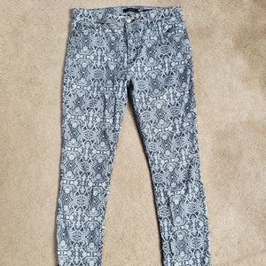 Printed skinny Jeans/pants black and white
